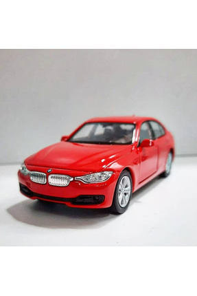 1.36 ÖLÇEK WELLY MARKA LİSANSLI BMW 335İ F30 KIRMIZI RENK 12 CM MODEL METAL ARABA Image 0