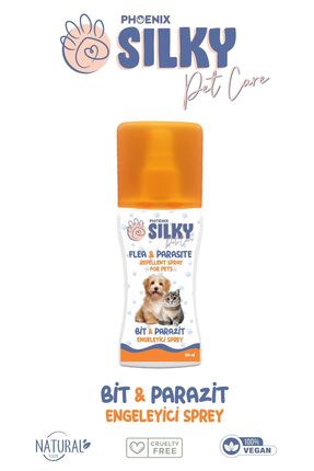Kediler İçin Doğal Bit, Pire ve Parazit Engelleyici Sprey - 100ml Image 0