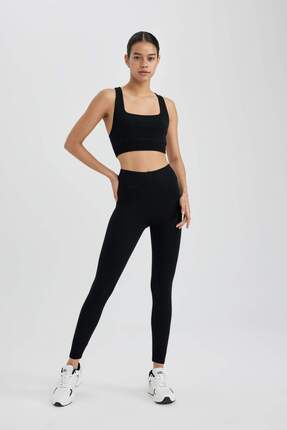 Defactofit Beli Saran Pamuklu Sporcu Tayt Z6327az23sp Image 5