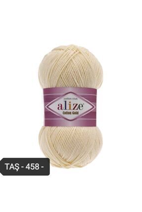 Cotton Gol Amigurumi Ipi 100 Gr El Örgü Ipi Renk Kodu-taş-458-punch Ipi Pamuk+akrilik Image 0
