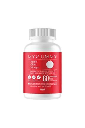 Mygummy Apple Cider Vinegar 60 Çiğnenebilir Form Image 0
