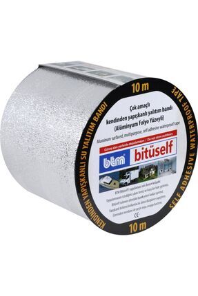 Bitüself Izolasyon Bandı 10 Cmx10 Mt Alüminyum Image 0
