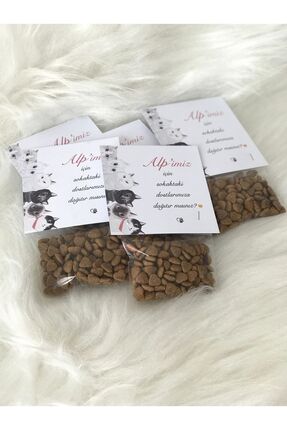 Kişiye Özel Kedi Köpek Maması Doğum Günü, Mevlit, Söz, Nişan, Düğün, Nikah Hediyelik (24 Adet) Image 1