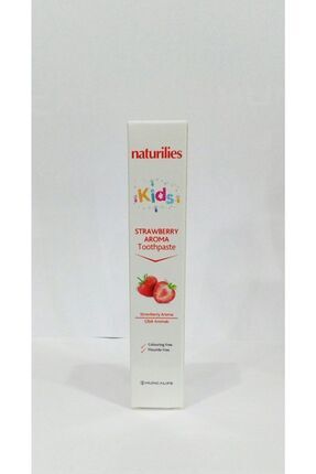 Naturilies Çilek Aromalı Çocuk Diş Macunu 50 ml - 8690973703682 Image 0