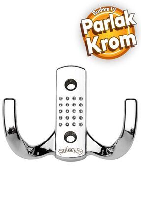 Klas Portmanto Askı Vestiyer Duvar Dolap Elbise Askısı Krom Metal Mobilya Kapı Askılığı Askılık Image 0