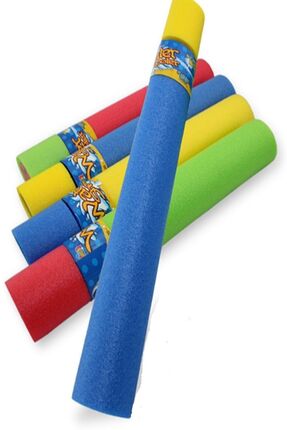 Renkli Süngerli Pompalı Su Tabancası, Eğlence Dolu Yaz Aktiviteleri Image 1