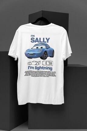 I'M SALLY & MCQUEEN Car Detail Unisex T-Shirt (TEK ADET FİYATIDIR.) Image 0