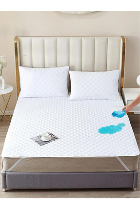 Mikro Fitted Full Kenar Su Sıvı Geçirmez Yatak Koruyucu Alez Çarşaf Tek Çift Battal Image 0