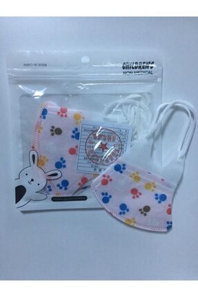 Maske 4-12 Yaş Pembe 5 Li 1 Paket Roll Maske Image 0