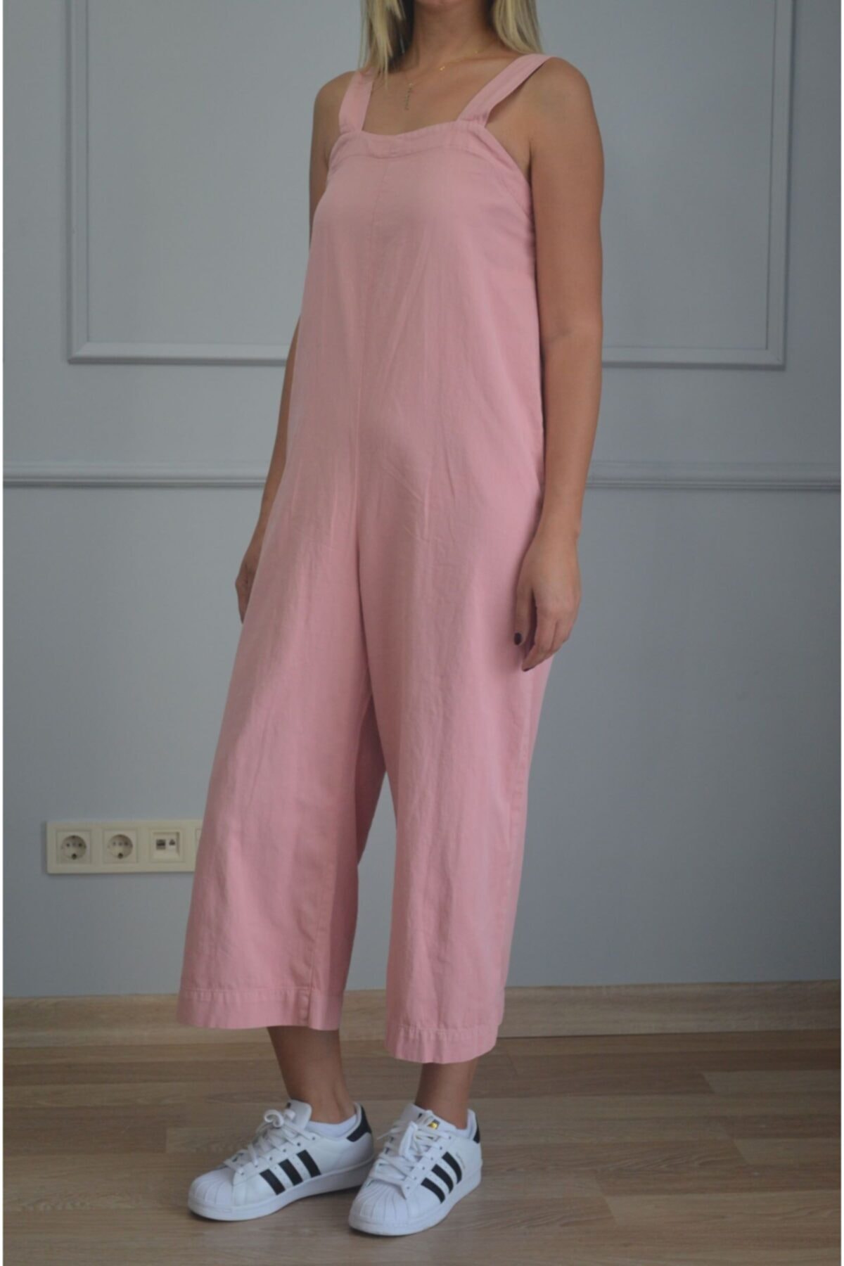 NOBLESTYLE Yazlık Şeker Pembe Tulum