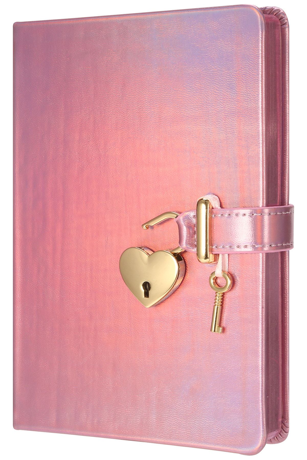 Victoria's Journals Hush Hush Metalik Kilitli Defter 13x18 Cm Lila