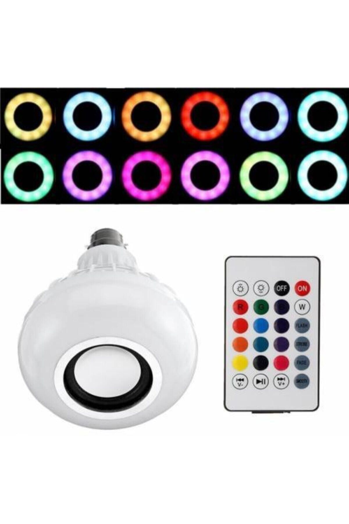 bigsale gece lambasi bluetooth hoparlor rgb ledli lamba kumandali mp3 calar ampul renkli ampul fiyati yorumlari trendyol