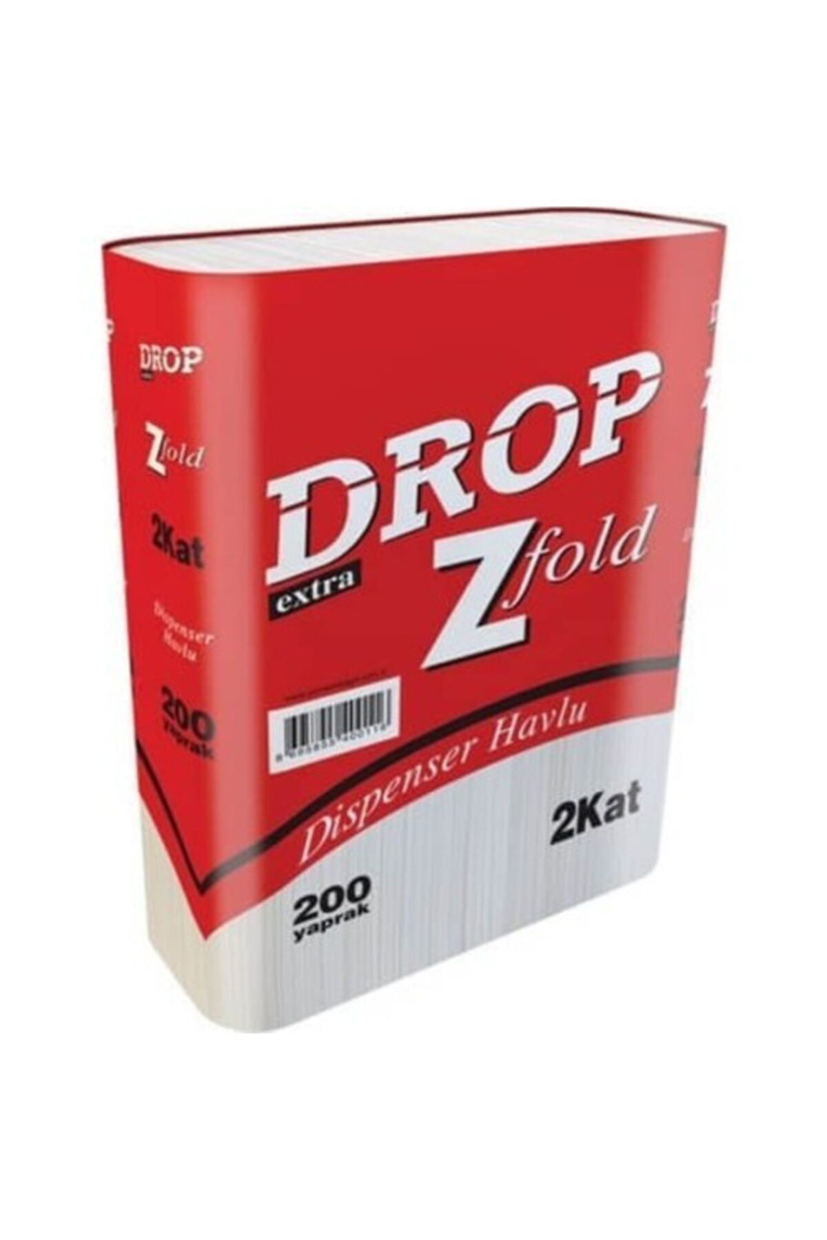 Drop Dispenser Z Katlı Kağıt Havlu 200 Yaprak - 2 Koli - 24 Paket