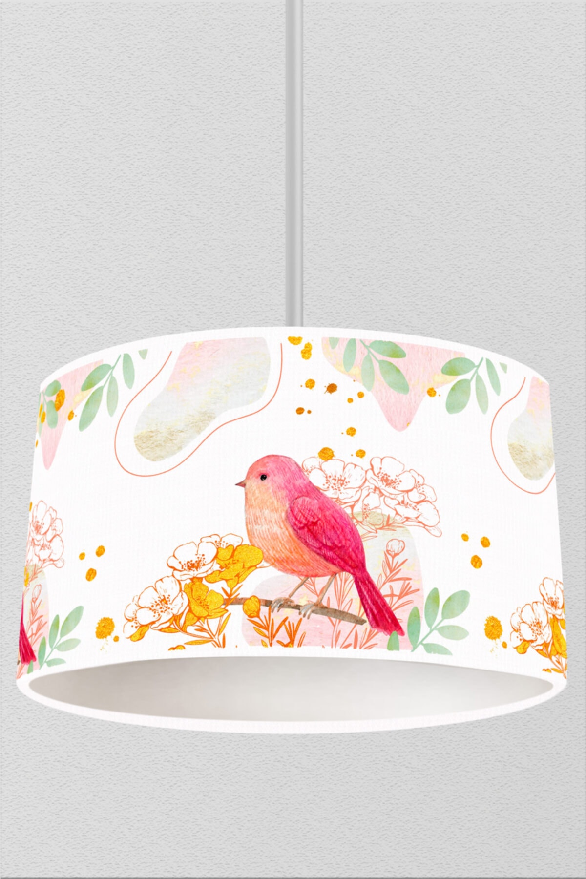 JUNİOR HOME CONCEPT Pastel Tonlar Kuş Figürlü Çocuk Odası Sarkıt Avize