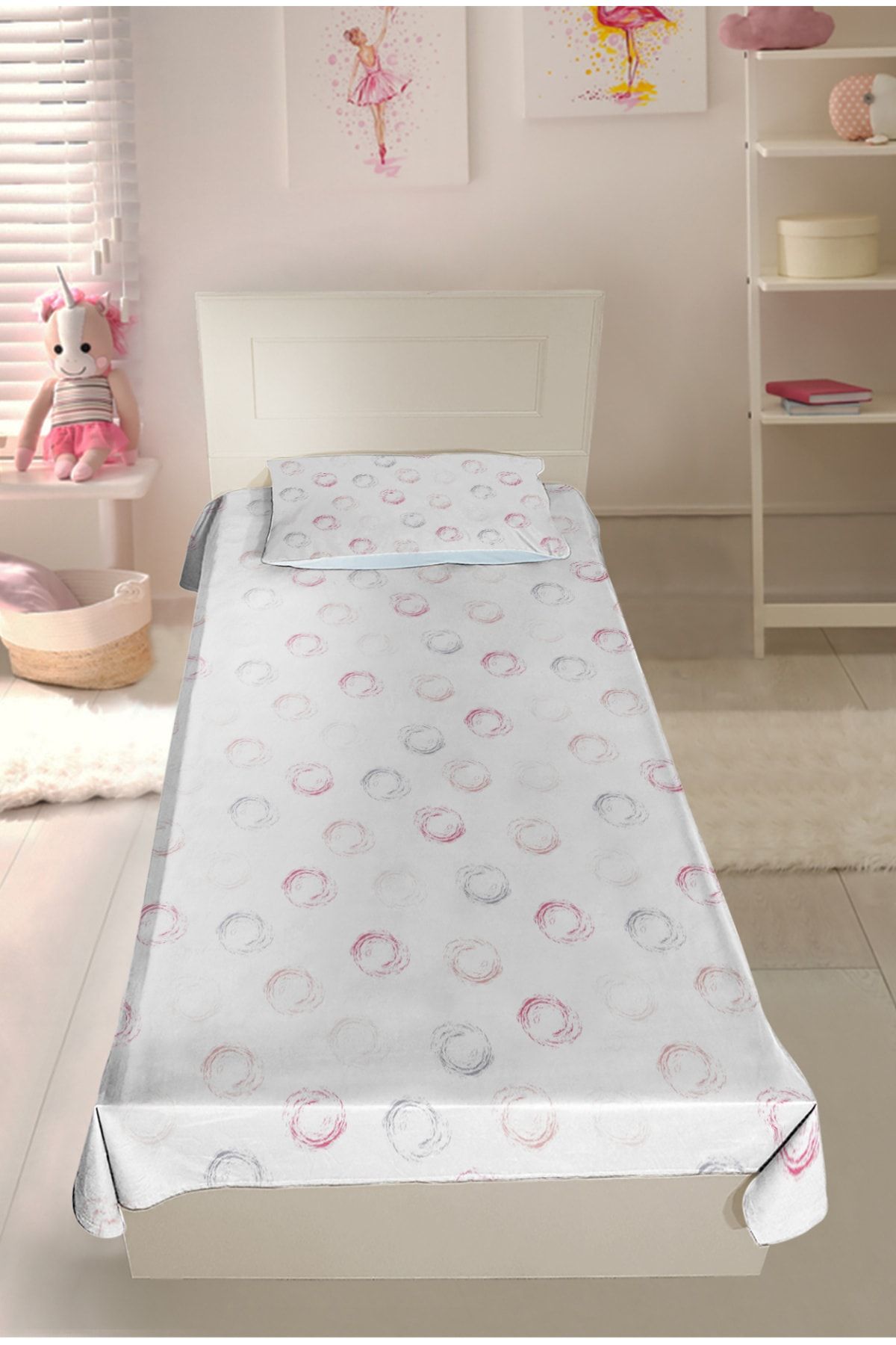 HOMESSA Etnik Hçi92 Pike&Yatak Örtüsü Yastık Kılıflı