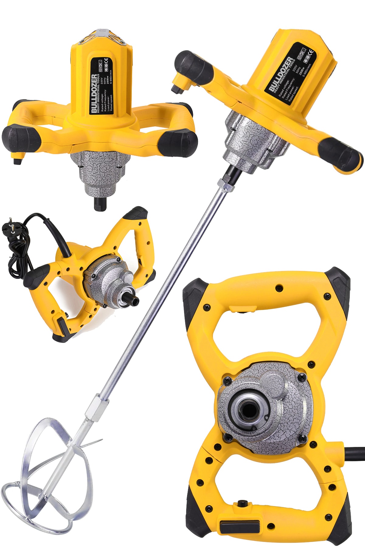 Bulldozer Pofesyonel Pm3200w 6 Kademe Devir Ayarlı Boya Karıştırıcı