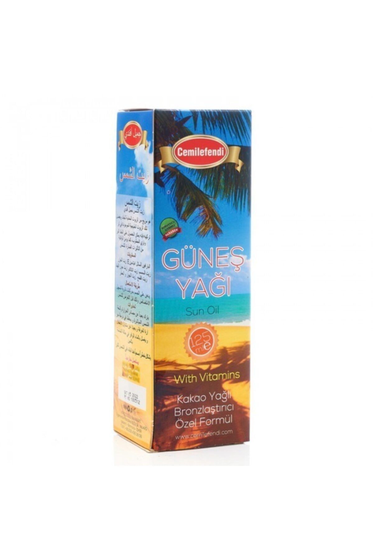 Cemil Efendi Güneş Yağı 125 Ml