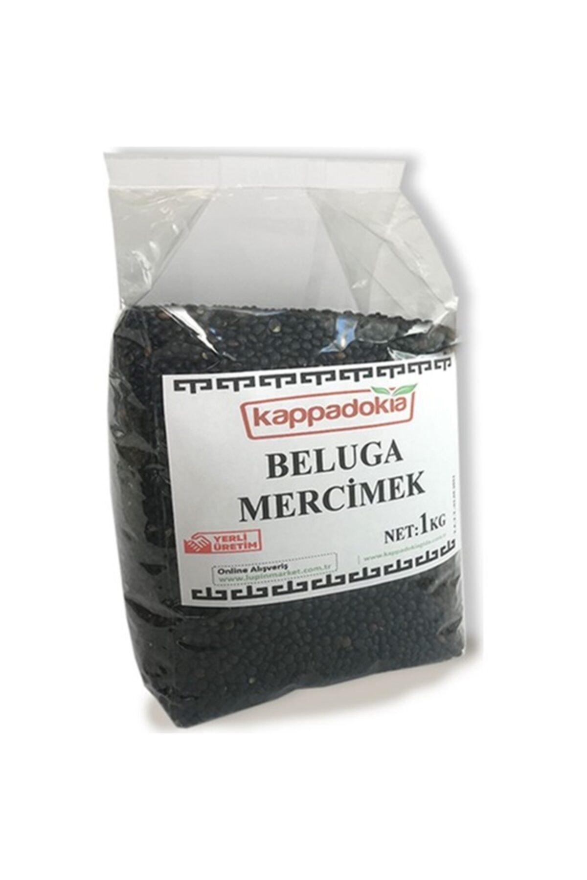 KAPPADOKİA Yerel Tohumlardan, Beluga Mercimek 1 Kg
