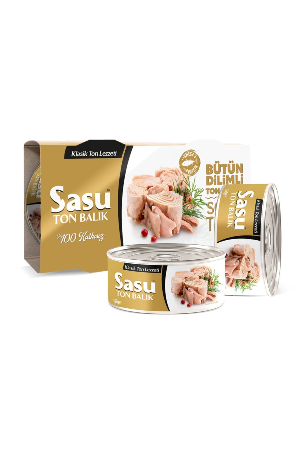 SASU Klasik Ton Balığı 12x80g Bütün Dilim