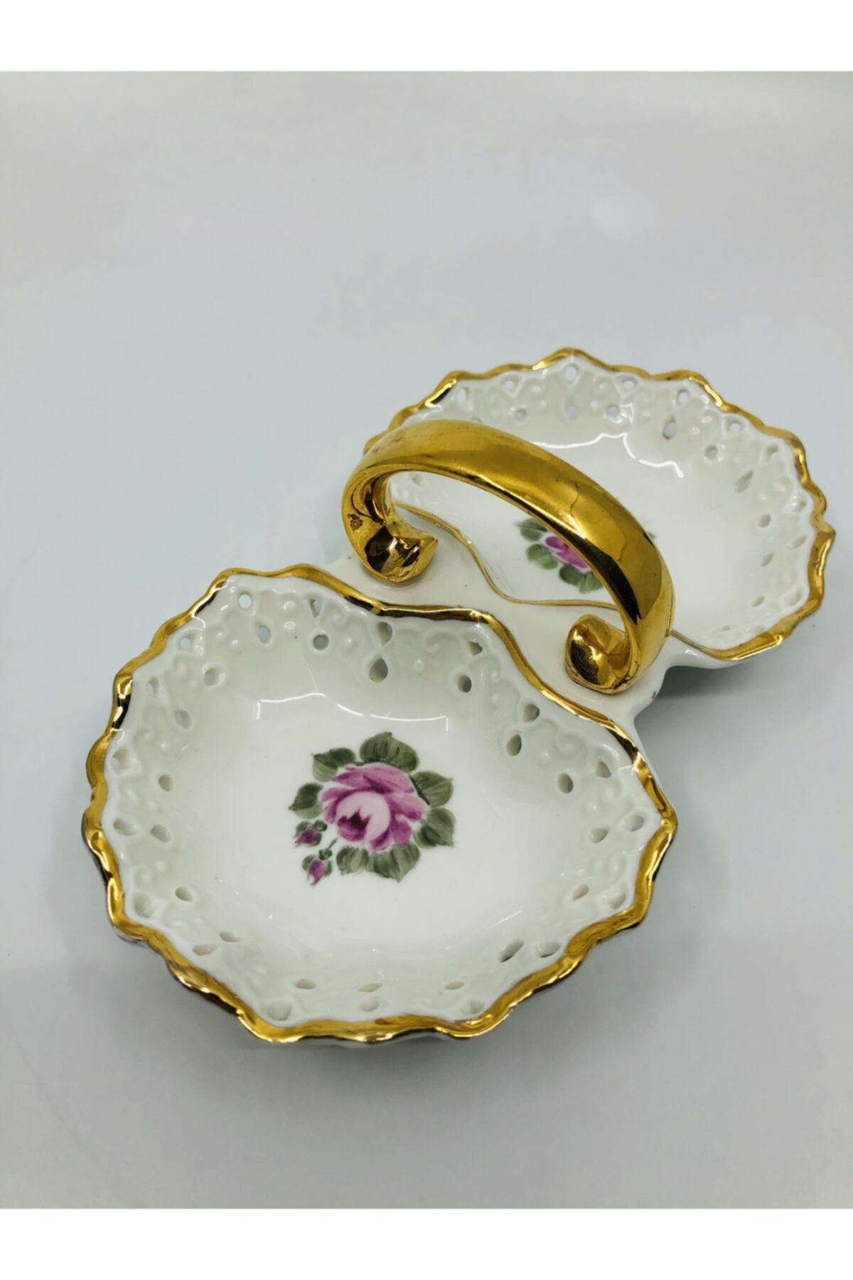 SERAMİK Art Deco Istiridye Formlu Şekerlik