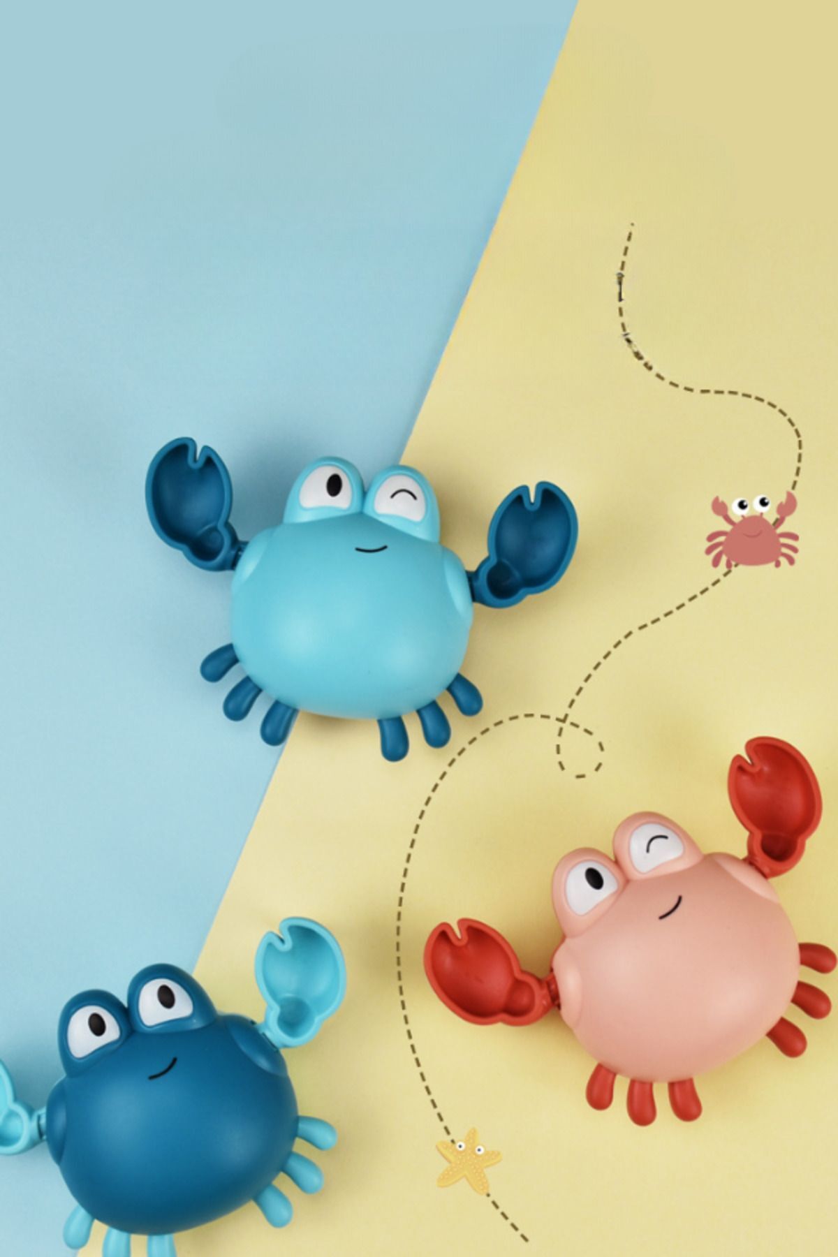 اسباب بازی حمام کودک بادی وان وان حمام استخر دریای خرچنگ اسباب بازی شناور