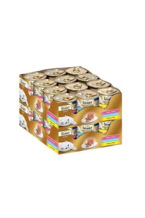 Gold Karışık Kedi Konserve Maması 48 Adet X 85 gr Image 0