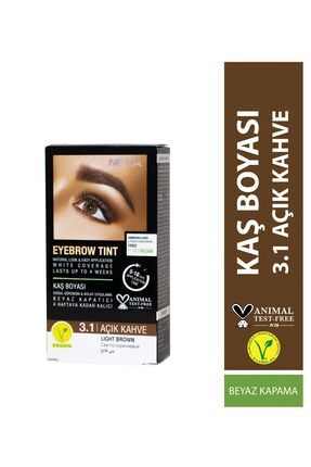 Kaş Boyası Seti (vegan) 3.1 AÇIK KAHVE - Lıght Brown Image 0