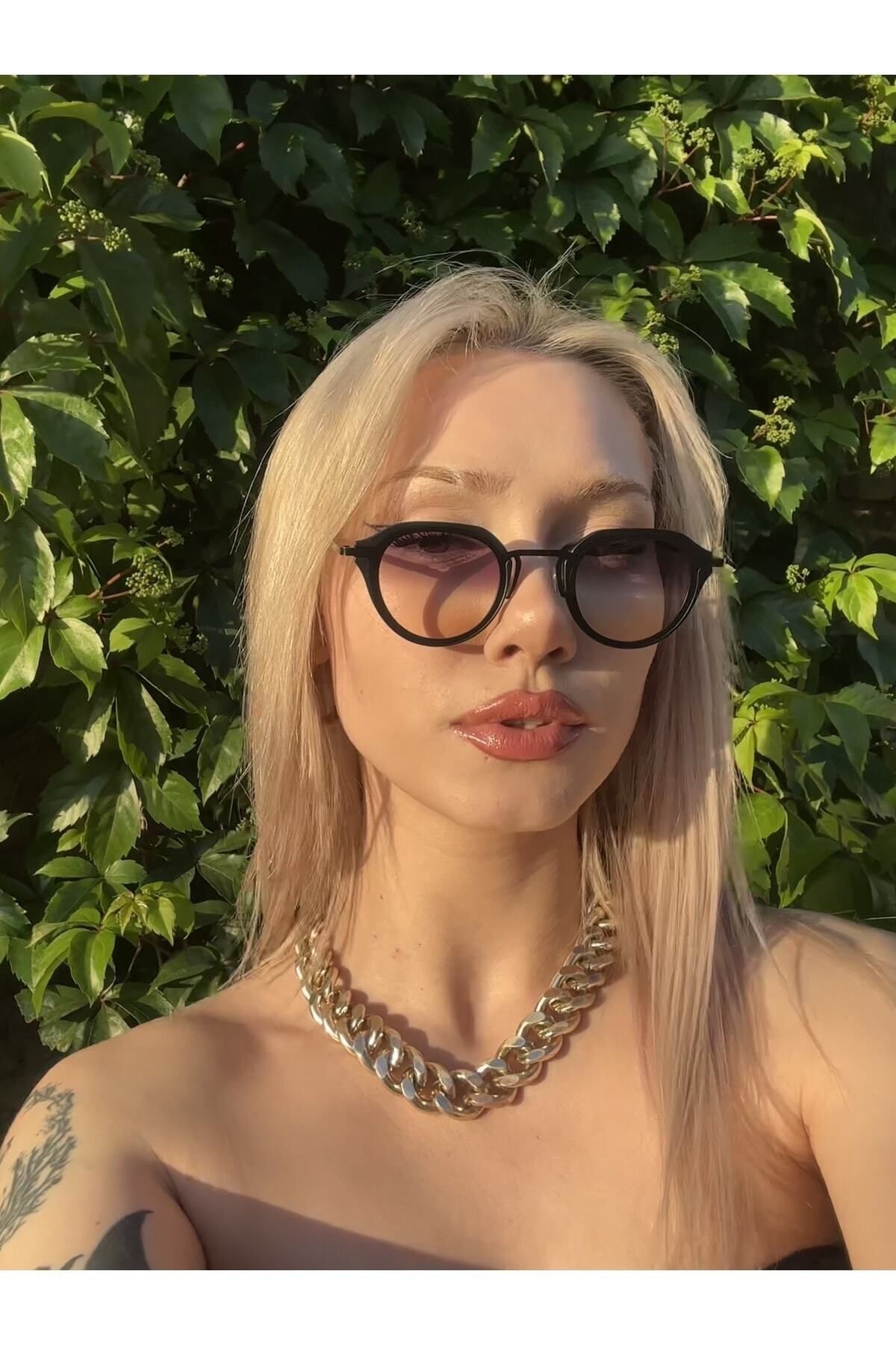 عینک آفتابی دودی مشکی مشکی شبانه بامبل یونیسکس