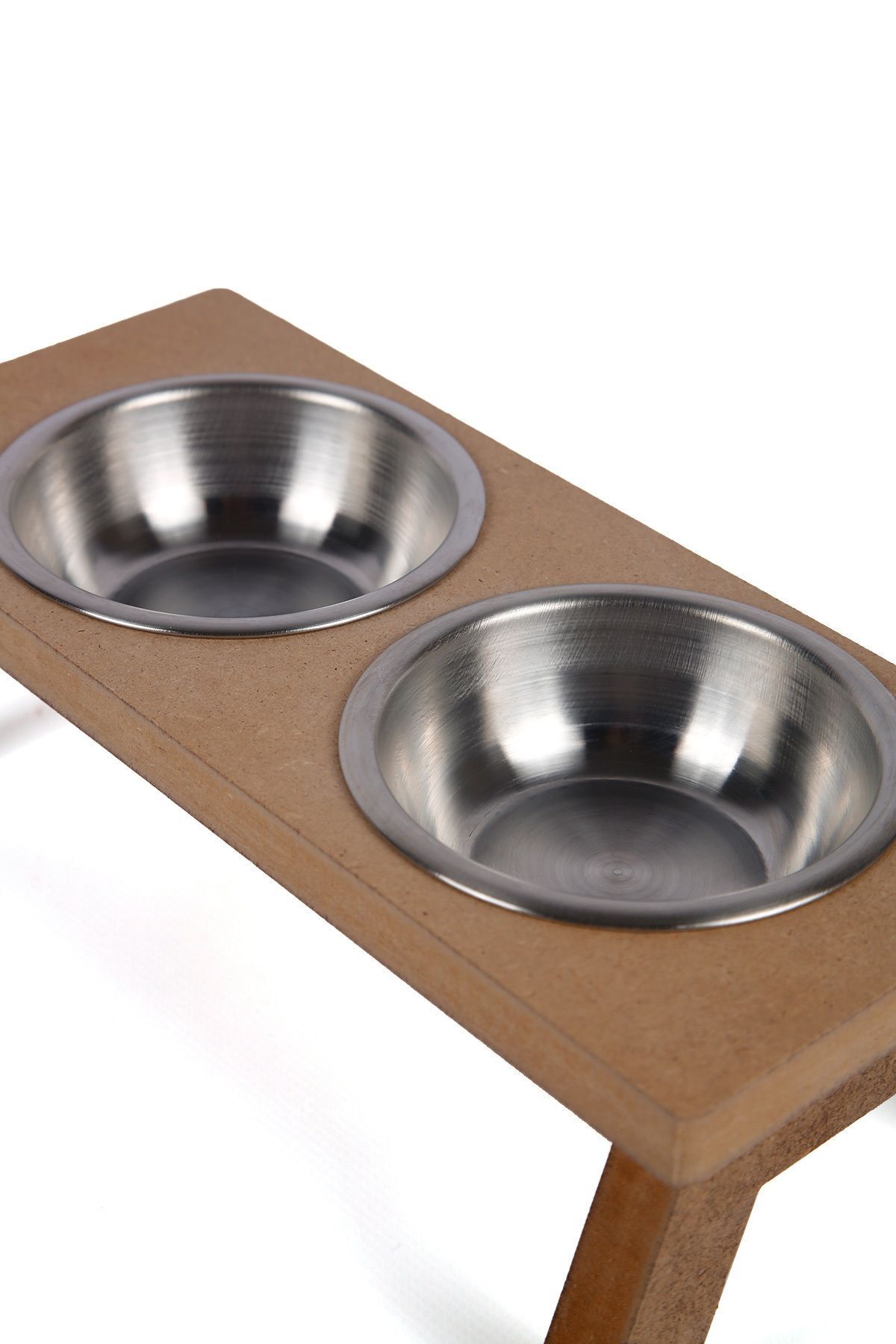 ظرف غذای گربه چوبی طرح ویژه ظرف آب غذای سگ قابل جداسازی