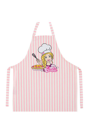 LCW HOME ÇOCUK Barbie Baskılı Mutfak Önlüğü Image 4