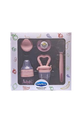 Baby Time Bt513 Beslenme Seti - Pembe Image 0