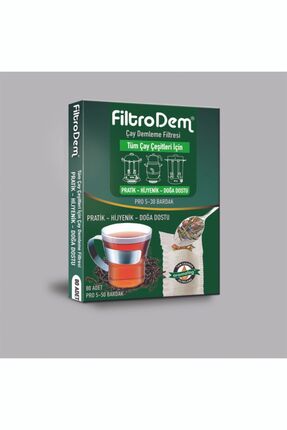 Çay Demleme Filtesi (ÇAY FİLTRESİ)( Pro 10-30 Fincan) 80 Adet Image 0