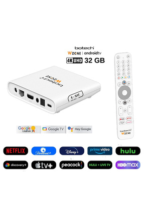 Wzone 32 GB 4K Android TV Box Beyaz Image 0