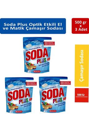 Soda Plus Etklili Çamaşır Sodası 500 gr x 3 Adet Image 0
