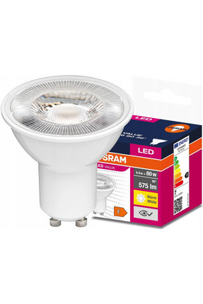 6.9w = 80w Eşdeğer Gu10 Duylu 3000k Gün Işığı (AÇIK SARI) 575 Lümen Led Spot Ampul Image 0