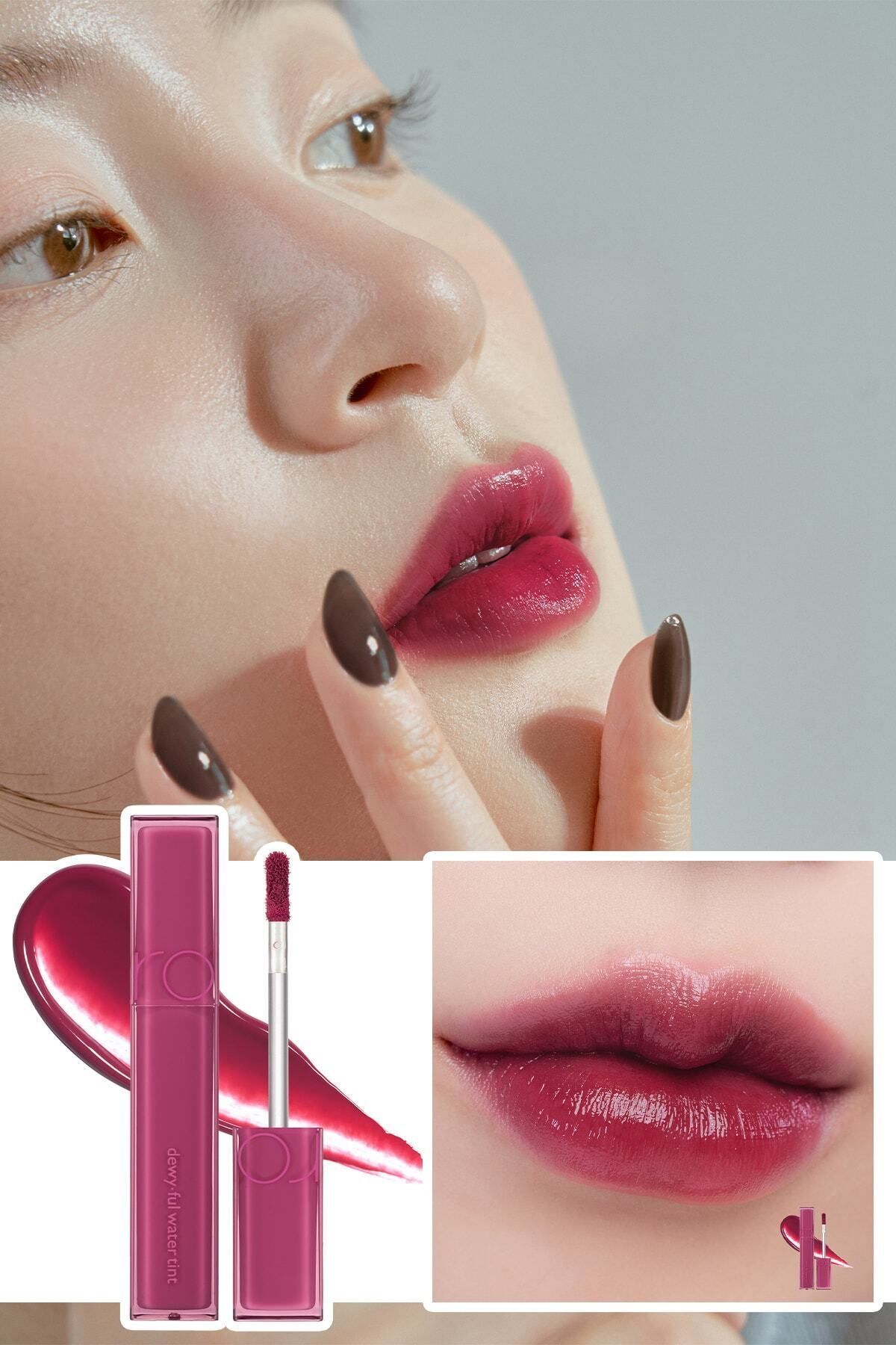 Dewy Full Water Tint Berry Divine (VIONINE) که ظاهری مرطوب و براق ایجاد می کند