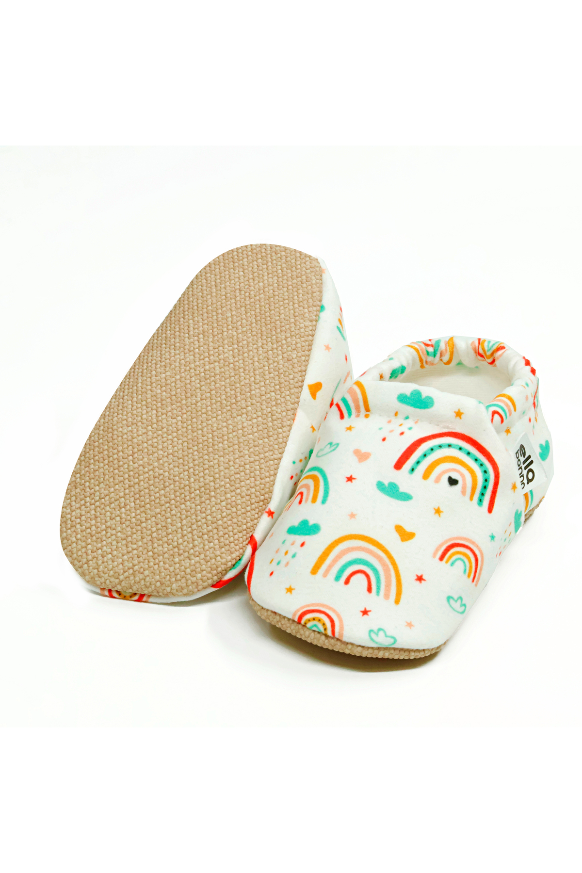 زیره بدون لغزش کفش بچه گانه رنگین کمان، چکمه مجلسی دمپایی کفش مهد کودک پاندوف