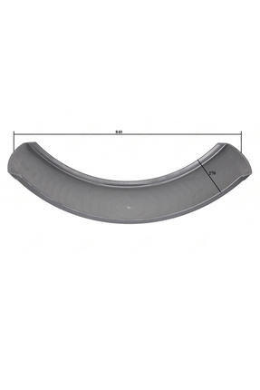 Tümosan Uyumlu Ön Çamurluk Plastiği Tek Çeker 270x840 (0-7256283) Image 0