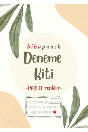 Deneme Seti (PASTEL RENKLER) - Punch Nakışını Merak Edenler Ve Denemek Isteyenler Için Deneyim Kiti Image 1