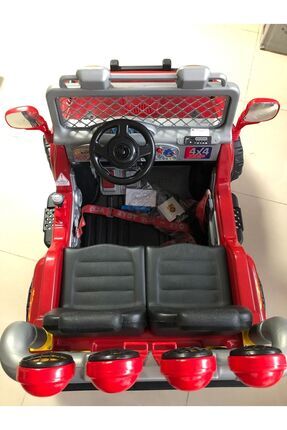 Aliş Mega Çift Kişilik 12 Volt Uzaktan Kumandalı Akülü Araba / Jeep Image 0