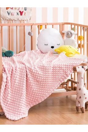 Tomurcuk Desenli Wellsoft Bebek Battaniye 90x110 cm Image 0
