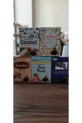 50 Adet Geri Akış Tütsülük (sandal-lavender-coconut-baby Power-jasmine) Image 0