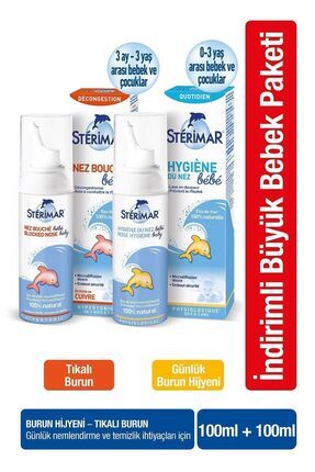 Isotonic Baby Burun Spreyi 100ml + Hipertonik Baby Burun Spreyi 100ml Image 0