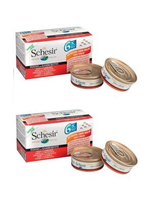 Multipack Ton Ve Karidesli Kedi Konserve 6 X 50 Gr 2 Li Eko Paket Image 0