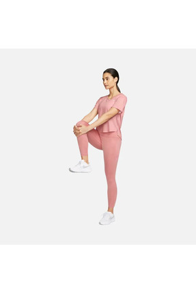 Dri-Fit Fast Mid-Rise Swoosh HBR Graphic 7/8 Running Kadın  pempe spor koşu Tayt fb4656 Image 0