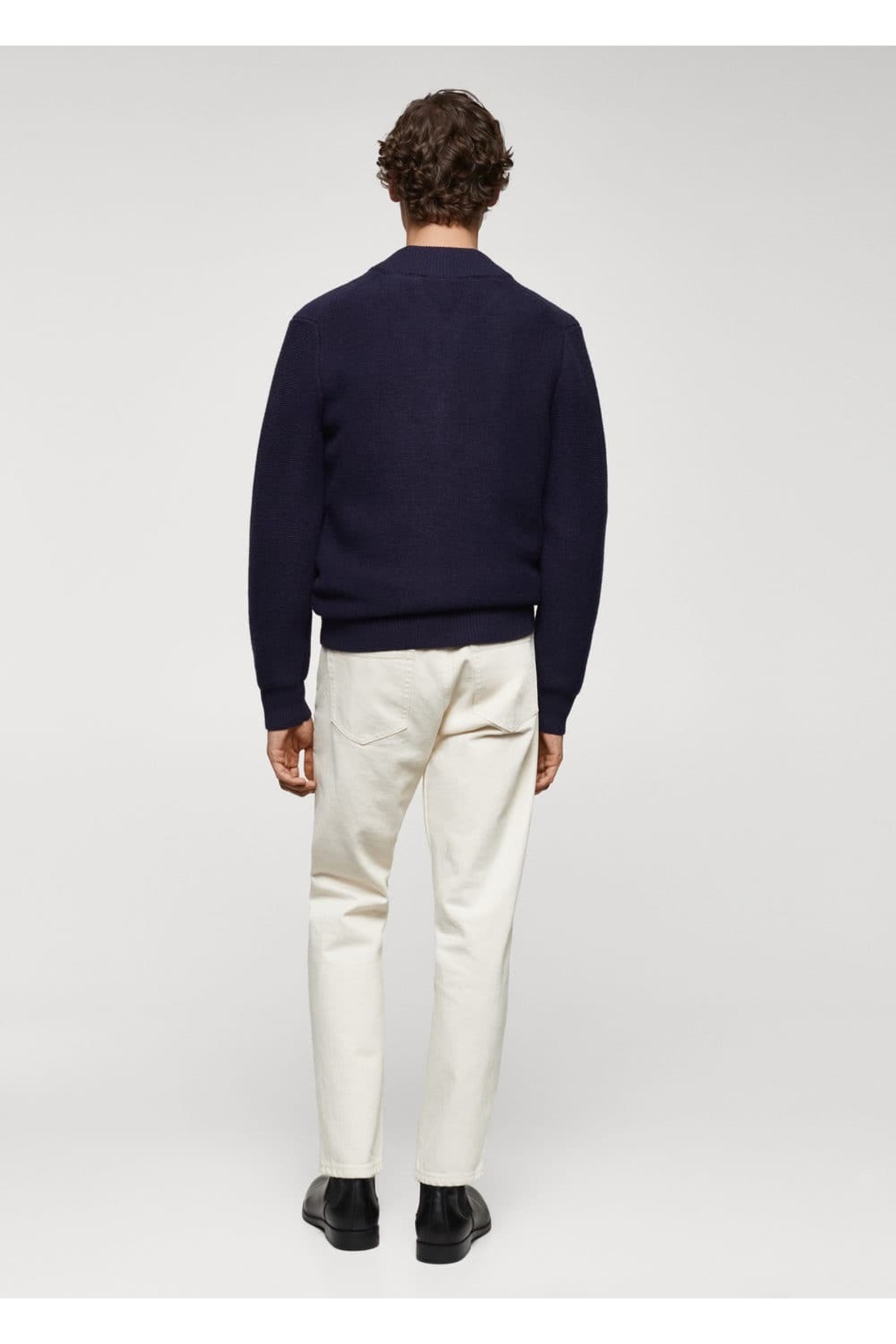 ژاکت بافتنی زیپ دار