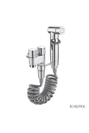 Kolay Montajlı Klozet & Banyo Temizleme Seti - Kokutek (Açık Gri) Image 0