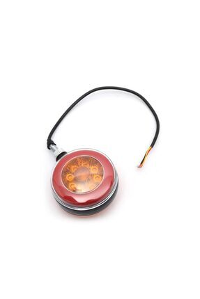 (2 ADET) Ayna Altı Küpe Dolu Neon Ortası Sarı(SAĞ-SOL) 12v-24v Tır Kamyon Image 0