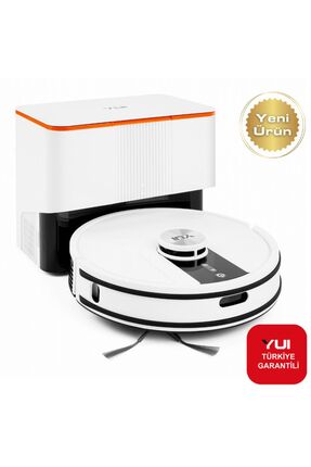 S7 Plus Akıllı Çöp Istasyonlu Robot Vacuum & Mop Süpürge Beyaz(YUI TÜRKİYE GARANTİLİ) Image 0