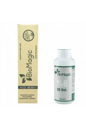 Amonyaksız Krem Saç Boyası 60 ml 6.11 - Yoğun Küllü Koyu Kumral + Oksidan 90 ml Image 0